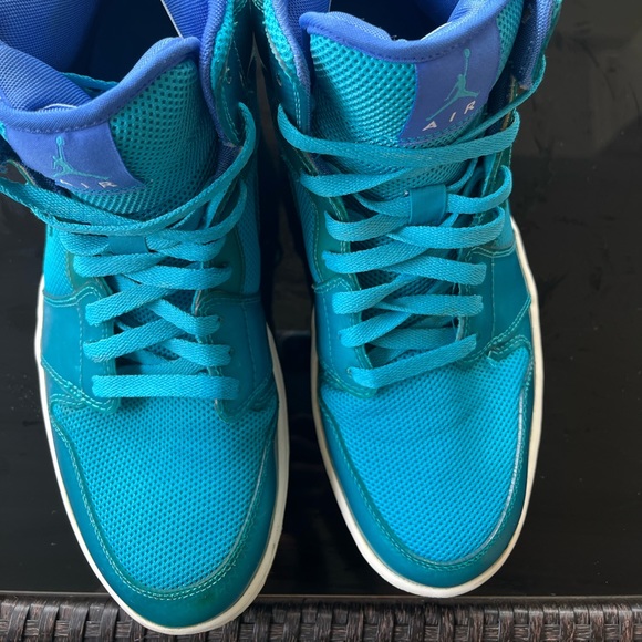 Nike Air Jordan 1 Phat Basketball Shoe Mens SZ 12 364770-401 Charlotte Hornets - Picture 2 of 8